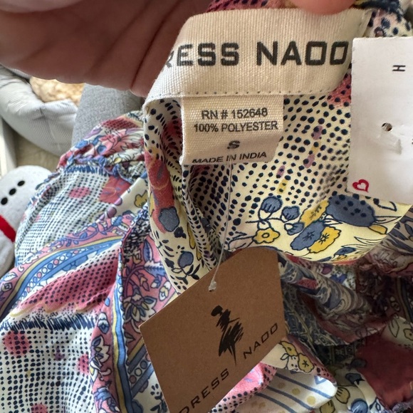 Dress NAOO size small nwt 
Boho floral lightweight dress or coverup - Picture 3 of 8